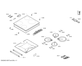 Схема №1 PKE645T14C с изображением Стеклокерамика для электропечи Bosch 00682401