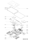 Схема №1 ETPI 8740/NE с изображением Затычка для плиты (духовки) Whirlpool 480121103893