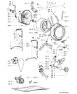 Схема №2 084 WT/GY с изображением Запчасть для стиральной машины Whirlpool 481221479623