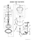 Схема №3 4GNTW4400YQ с изображением Элемент корпуса для сплит-системы Whirlpool 482000012972