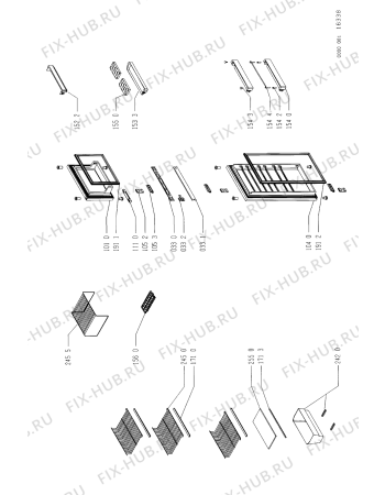 Схема №2 ARF652/04LH ARF 652/03 с изображением Преобразователь для холодильной камеры Whirlpool 481951148348