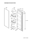 Схема №9 AS2025GIMS с изображением Дверца для холодильника Whirlpool 481241820102
