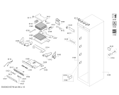 Схема №6 RF411701 с изображением Цокольная панель для холодильной камеры Bosch 00685139