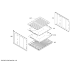 Схема №3 HSV745055A с изображением Панель управления для духового шкафа Bosch 00667498