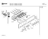 Схема №3 E1440N0 MEGA 1449 с изображением Панель управления для плиты (духовки) Bosch 00299359