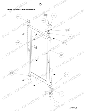 Схема №22 AFO 375 с изображением Всякое для составляющей Whirlpool 483286011419