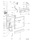 Схема №1 ADG BABY с изображением Панель для электропосудомоечной машины Whirlpool 480140101469