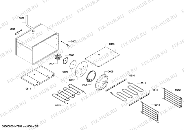Схема №5 PRD366GHU с изображением Плата для плиты (духовки) Bosch 00685388