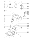Схема №1 AKM 534/NB с изображением Клавиша для плиты (духовки) Whirlpool 481241278837