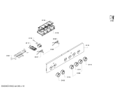 Схема №5 CH10321 с изображением Фронтальное стекло для плиты (духовки) Bosch 00710428