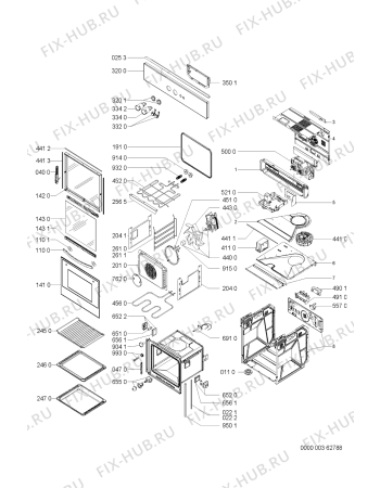 Схема №1 BLZV 4000/A WS с изображением Обшивка для духового шкафа Whirlpool 481245248654