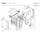 Схема №4 SE64A560 с изображением Рамка для посудомойки Siemens 00362442