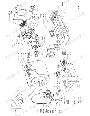 Схема №2 CP 61 с изображением Кнопка, ручка переключения для стиральной машины Whirlpool 481941258555