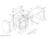 Схема №4 S41M86N0DE с изображением Передняя панель для посудомойки Bosch 00679005