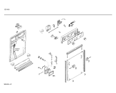 Схема №2 SR5VWA2 с изображением Панель для электропосудомоечной машины Bosch 00286108
