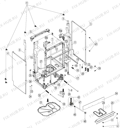 Схема №4 GU8225X (388464, UNPT21T1) с изображением Другое для посудомойки Gorenje 403929