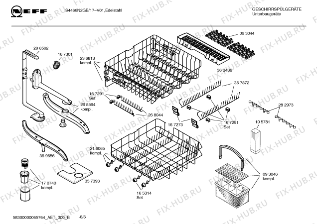 Схема №5 S4446N0 excellent с изображением Кнопка для посудомоечной машины Bosch 00175965