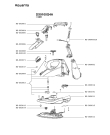 Схема №1 DX9100F1A с изображением Рукоятка для электроутюга Rowenta RS-DX0063