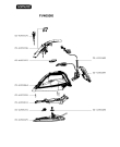 Схема №1 FV4050I0 с изображением Рукоятка для утюга (парогенератора) Seb CS-41959864