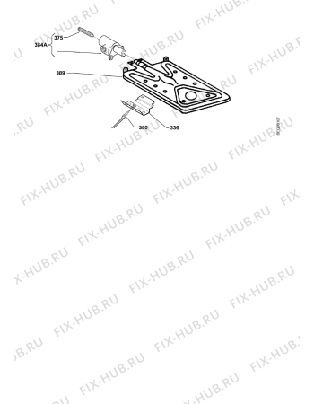 Взрыв-схема плиты (духовки) Electrolux GHL2-4.5 SW - Схема узла Functional parts