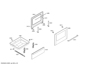 Схема №3 HSN340020E с изображением Панель управления для духового шкафа Bosch 00668293