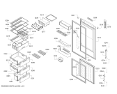 Схема №3 KGE36AI20R A+ с изображением Дверь для холодильника Bosch 00711782