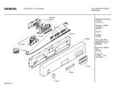 Схема №5 SE25831GB Avantgarde с изображением Передняя панель для посудомойки Siemens 00359804