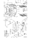 Схема №2 ADG 8315 WH с изображением Панель для посудомоечной машины Whirlpool 481245373244