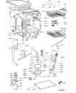 Схема №1 GSFS 4316 WS с изображением Обшивка для посудомоечной машины Whirlpool 481245373394