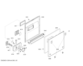 Схема №2 SE5GNG5 с изображением Передняя панель для электропосудомоечной машины Bosch 00447395