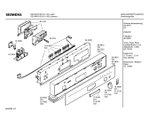 Схема №5 SE54A631EU с изображением Вкладыш в панель для посудомойки Siemens 00369892