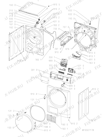 Схема №2 TK PL 938B GBW с изображением Микромодуль для стиралки Whirlpool 481010554681