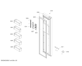 Схема №5 KAA92LB35I Bosch (ENGLISH) с изображением Дверь для холодильной камеры Bosch 00714870