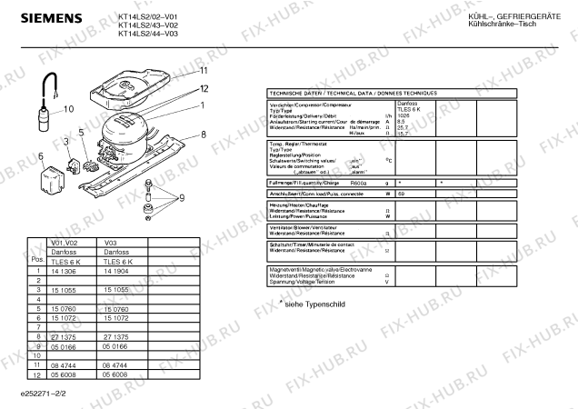 Схема №2 KT15R420GB с изображением Дверь для холодильника Siemens 00214270