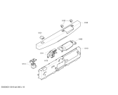 Схема №6 SGU09T02SK с изображением Передняя панель для посудомоечной машины Bosch 00143863
