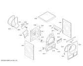 Схема №4 WTE84106ZA с изображением Ручка для сушильной машины Bosch 12016257