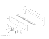 Схема №4 PRG304US с изображением Панель для духового шкафа Bosch 00368971