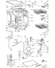 Схема №3 ADP 4650 WH с изображением Обшивка для посудомоечной машины Whirlpool 481254378501