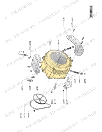 Схема №5 AWG 910 D CE с изображением Модуль (плата) для стиралки Whirlpool 480111101577