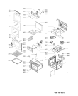 Схема №1 AKZ 278/WH/01 с изображением Дверца для духового шкафа Whirlpool 481010486353