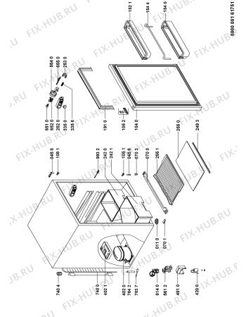 Схема №1 LPR1641 (F091274) с изображением Руководство для холодильника Indesit C00357601