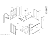 Схема №7 HB7TI01GB с изображением Фронтальное стекло для плиты (духовки) Bosch 00685397