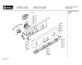 Схема №3 SE5BY51 с изображением Панель управления для электропосудомоечной машины Bosch 00355491