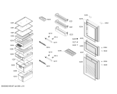 Схема №3 KGE32S2Q0C с изображением Панель для холодильника Bosch 00759579