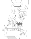 Схема №1 WBE3411 S с изображением Полка для холодильника Whirlpool 480132101124