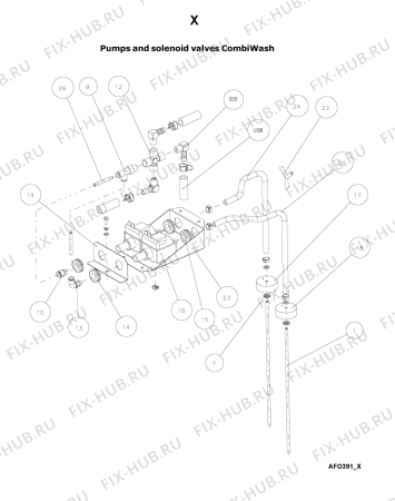 Схема №17 AFO 391 с изображением Всякое для комплектующей Whirlpool 483286012052