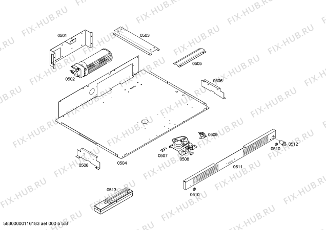 Схема №6 C302BS с изображением Плата для плиты (духовки) Bosch 00473699
