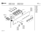 Схема №2 E1820S0 с изображением Панель управления для плиты (духовки) Bosch 00299568
