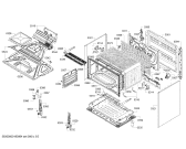 Схема №4 HSG736257I с изображением Крепеж для плиты (духовки) Bosch 10000415