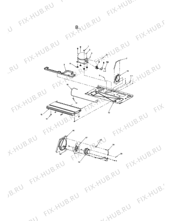 Схема №10 AB2526PEKW с изображением Винтик для холодильника Whirlpool 482000020059